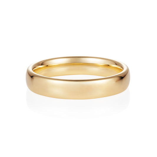 Gent's 18ct yellow gold 'comfort fit' wedding band
